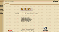 Desktop Screenshot of infoserwis.com.pl